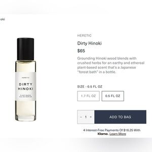 Heretic Perfume - Dirty Hinoki